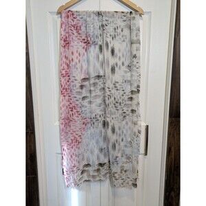 NWT Asian Eye "Brenda" Scarf - Abstract Print, Silk & Cotton Blend- Orig $62
